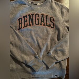 Gray Bengals crewneck